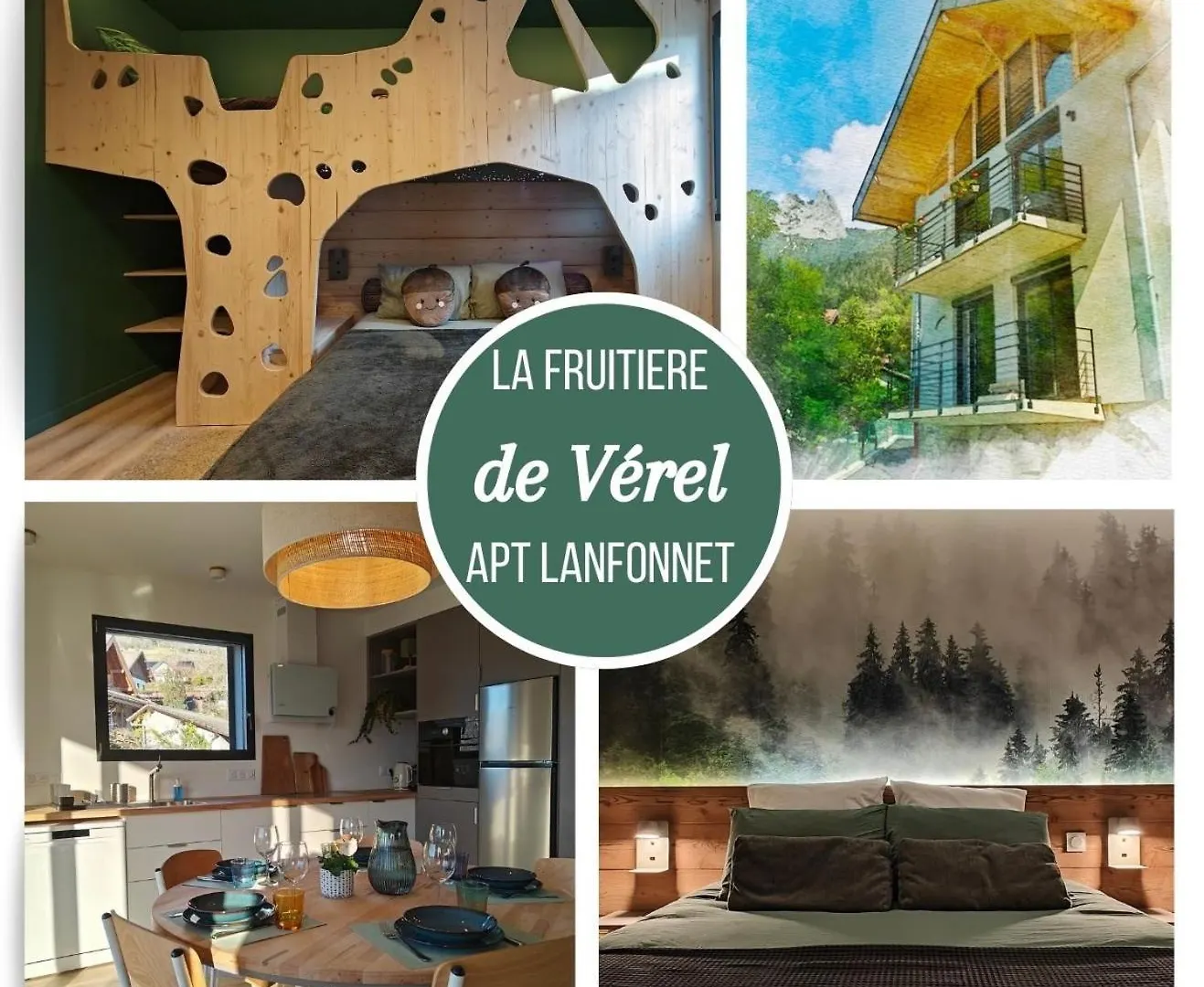 La Fruitiere De Verel, Logements Modulables Neufs, Calmes, Entre Lac Et Montagne, Max 11 Personnes Talloires France